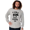 thumbnail image 5 of Like Pig Butts Cannot Lie Bacon Lover Long Sleeve TShirt Men Women Brisco Brands S, 5 of 6