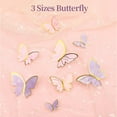 thumbnail image 4 of ZYNERY 80Pcs Butterfly Cupcake Toppers Birthday Cake Decoration for Birthday Party Food Decoration Mixed 5 Size, 4 of 7