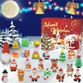 thumbnail image 5 of Countdown Sets Christmas Advent Toys Cute Character Doll Set Santa Snowman Christmas Tree 24-Day Advent Calendar for Holiday Festivities, 5 of 5