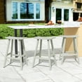thumbnail image 2 of Costaelm 29" Poly Outdoor Patio Bar Stool (Set of 3), Sand, 2 of 6