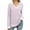 Pink, variant on IWEMEK Women Tops Casual Fall Long Sleeve Shirts Comfort V-Neck Basic Tees Softness Jersey Baggy T-Shirts Black Top 2024