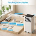 thumbnail image 3 of Costway 8000 BTU Portable Air Conditioner, 4-in-1 Portable AC Unit with Dehumidifier, Fan, 3 of 9