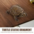 thumbnail image 5 of NICEXMAS Resin Turtle Figurine Decoration Realistic Sculpture for Desk Home Decor Multi Color, 5 of 5