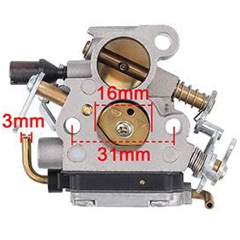 Growment Carburettor with Air Filter and Fuel Pipe Filter for Husqvarna 235 235E 236 236E 240 240E Chainsaw