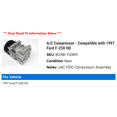 thumbnail image 2 of A/C Compressor - Compatible with 1997 Ford F-250 HD, 2 of 2