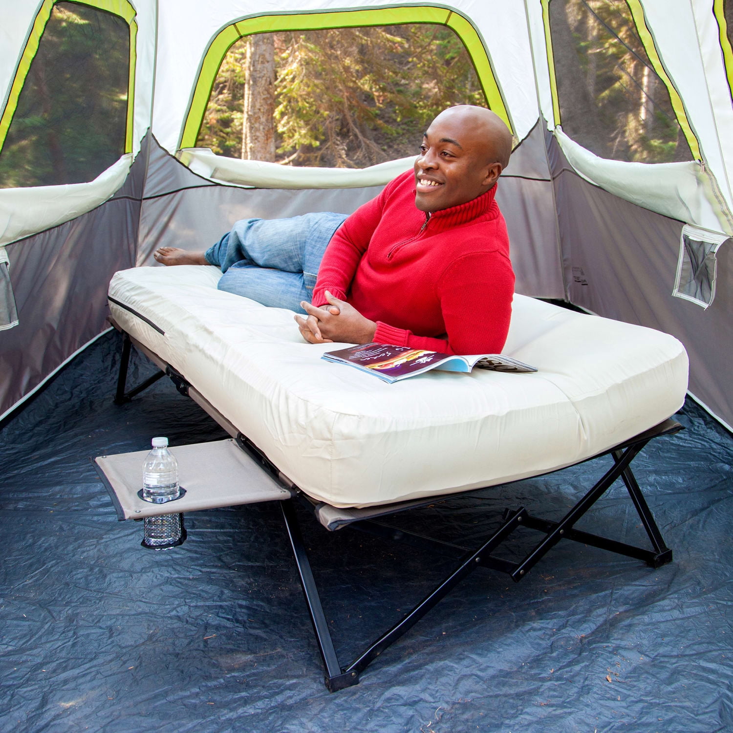 Inflatable Bed Coleman Queen Airbed Cot Replacement Mattress Camping ...