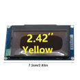 thumbnail image 4 of Methold Módulo OLED SSD1309 Módulos de pantalla con autoiluminación Pantalla portátil de sobremesa Ajuste práctico Pantallas LED pequeñas Electrónica Amarillo 7 pines, 4 of 6