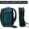 thumbnail image 6 of Carry on Travel Backpack for Men, Airline Approved 18x14x8 Spirit Airlines Personal Item Bag, 13 Pockets Casual Daypack, Waterproof Gym Backpacks 30L, 6 of 7