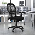 thumbnail image 3 of Pemberly Row Contemporary Mid-Back Super Mesh Office Chair in Black, 3 of 8