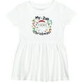 thumbnail image 3 of Inktastic My Second Christmas Santa with Candy Canes Girls Baby Dress, 3 of 5