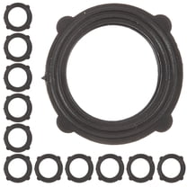 BESTOYARD Flat Gaskets Washers Seals Rings Rubber 30Pcs
