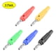 thumbnail image 1 of Uxcell 4mm Banana Speaker Plug Screws Cable Plugs 5 Colors 10A Jack Connector 5 pack, 1 of 5