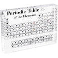 thumbnail image 2 of Juguete científico interactivo, tabla periódica portátil: herramienta de aprendizaje de química con 83 elementos reales, 170 x 120 x 24 mm, acrílico, regalo educativo seguro y no tóxico para, 2 of 5