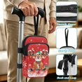 thumbnail image 5 of COEQINE Zippered Crutch Bag Broken Leg Crutch Bag Christmas Cute Reindeer Forearm Crutch Storage Organizer, Walking Cane Pouch, Lightweight Organizer Pouch, for Women Men, 5 of 7