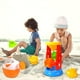 thumbnail image 5 of Juego de arena para playa de 11 piezas, juego de arena para niños, juego de juguetes de playa con carrito de cuatro ruedas, regadera, pala de arena, herramientas y 5 juguetes de animales., 5 of 6