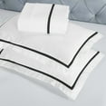 thumbnail image 6 of Superior Riverton Embroidered Cotton Duvet Cover Set, King/California King, White/Black, 6 of 11