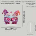 thumbnail image 4 of ERTZAE Valentine'S Day 2D Acrylic Couple Tabletop Ornament,Romantic Love Statue Display,Transparent Love-Themed Home Decor,Couple Commitment Gift,Durable Living Room Desk Bedside Table Decor C, 4 of 4