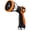 Orange, variant on Water Hose Nozzle Sprayer - Features 10 Spray Patterns, Thumb Control, On Off Valve for Easy Water Control - HIGH Pressure Garden Hose Nozzle for Garden Hose - Garden Hose Spray Nozzle for Hose