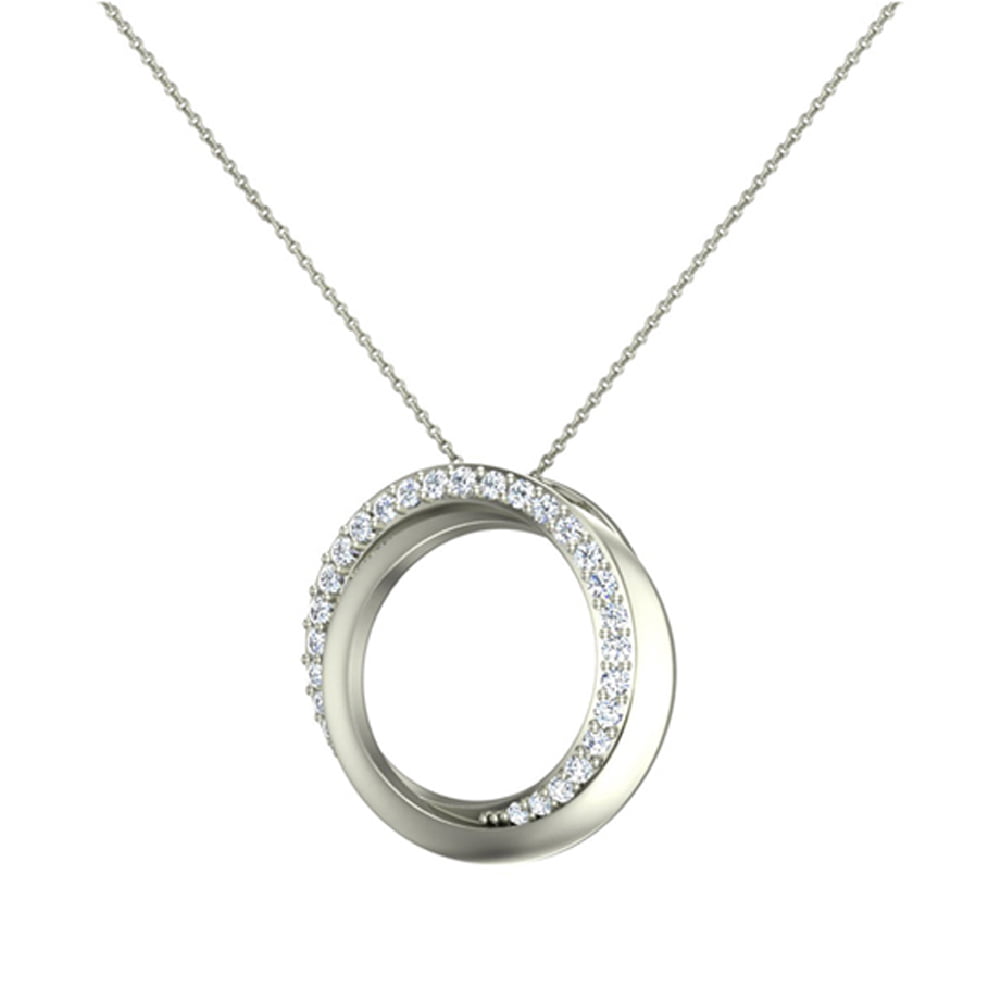 Tiffany & Co 3 Row Metro Circle Diamond Necklace In 18K White Gold | eBay