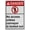 Warning Sign 4, variant on Industrial ANSI Tip Hazard No Climb Warning Sign - 8"x12" Weatherproof, UV Resistant for Indoor/Outdoor Workplace (Do not crawl under or climb over conveyor)
