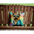thumbnail image 4 of Cairn Terrier Hippie Dawg Fabric Decorative Pillow 14 in x 14 in, 4 of 5