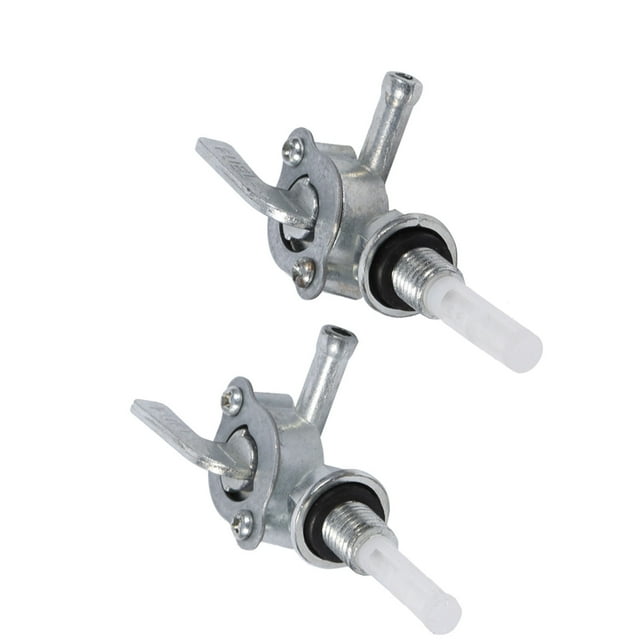 Válvula De Interruptor De Tanque De Gasolina De 2 Piezas Para Gasolina Para La Motocicleta De Bicicleta De Tierra De Bolsillo De ATV Quad Pit, Go Kart, 3.07" Longitud Total,