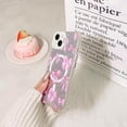 thumbnail image 5 of Compatible with iPhone 15 Case Cute Bow Knot Pattern Compatible with MagSafe Silver for Women Girls Pink Ribbon Shockproof Protective Phone Cover, 5 of 14