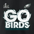 thumbnail image 4 of Men's Fanatics Black Philadelphia Eagles Super Bowl LIX Champions Big & Tall Go Birds Long Sleeve T-Shirt, 4 of 5