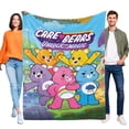 thumbnail image 1 of Care Bears - Ositos Cariñosos anti-pilling, suave, ligera, esponjosa y acogedora de lujo para hogar y cocina – Perfecta para niños y adultos,50X70cm, 1 of 6