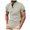 Grey, variant on HOWPAY Mens Polo Shirts Short Sleeve Casual Classic Button Collared Basic Tees Solid Color Lightweight Loose Fit Workout Polo T-Shirts Black L