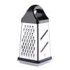 Professional Cheese Grater - Stainless Steel, XL Size, 4 Sides - Perfect Box Grater for Cheese, Vegetables, Ginger - Dishwasher Safe