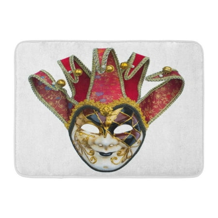 Doormat Costume SIDONKU Theater Joker Mask Venetian Bells Carnival Costume Disguise Doormat Floor Rug Bath Mat 23.6x15.7 inch ()