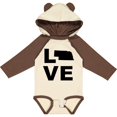 thumbnail image 3 of Inktastic Love Nebraska Boys or Girls Long Sleeve Baby Bodysuit, 3 of 5