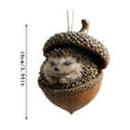 thumbnail image 3 of Beautynvta Forest Animal Acorn Ornaments, 3.94'' Sleeping Forest Animal in Acorn Ornaments for Christmas Tree, Personalized Acrylic Hanging Ornament, Gifts for Animals Lovers, 3 of 6