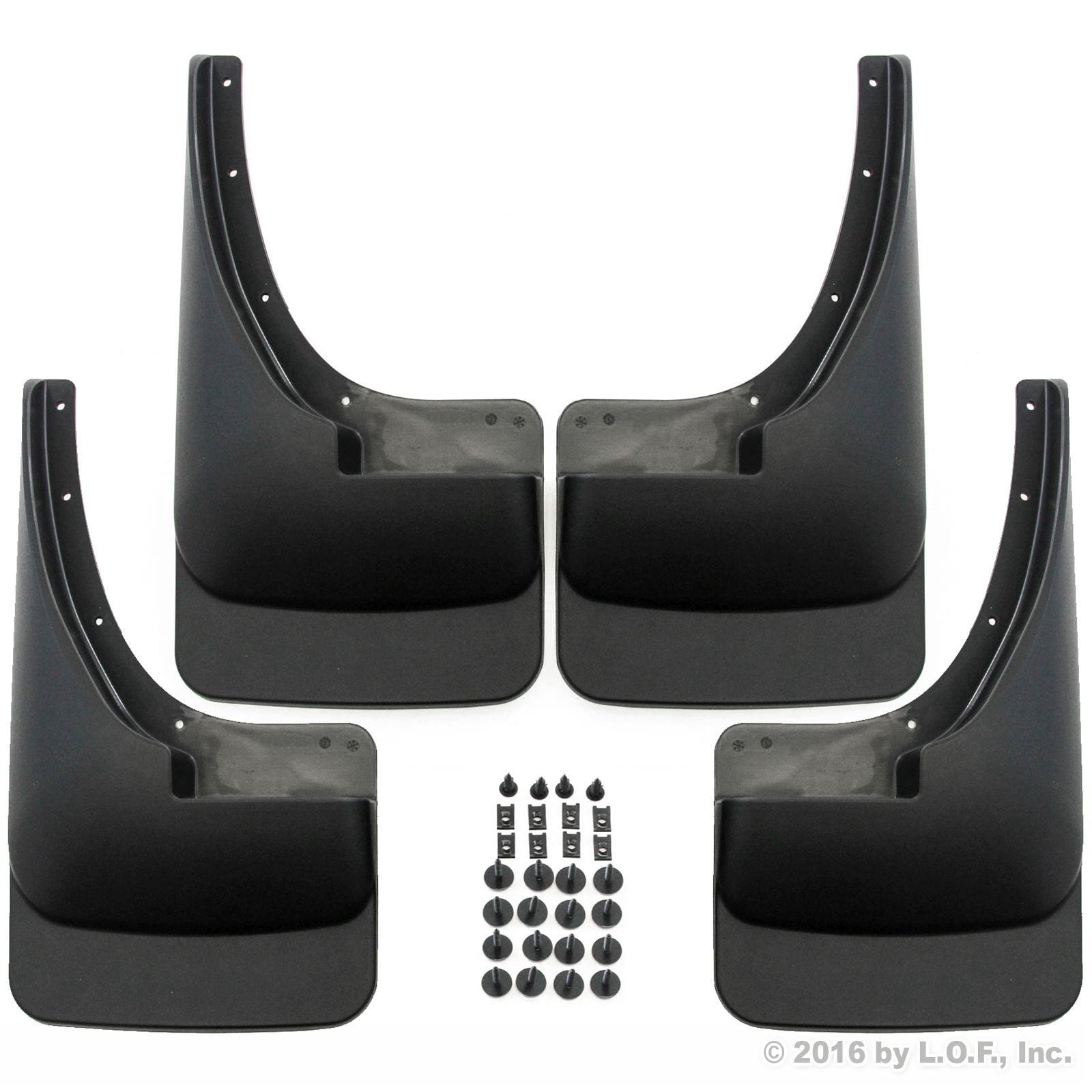 WeatherTech No-Drill Mud Flaps (Front Pair) For Select 2019-2024 Ram 1500 Trucks - Black