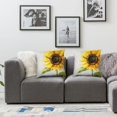 thumbnail image 2 of nygtbtfer Ink Oil Painting Yellow Sunflower Summer Decorative Throw Pillow Cover Case Home Living Room Bed Sofa Car Linen Square White, 2 of 7