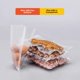 thumbnail image 2 of Bolsa de envasado al vacío de granos transparentes, bolsa de alimentos al vacío de granos, bolsa de vacío, bolsa de vacío de alimentos de malla, 2 of 3