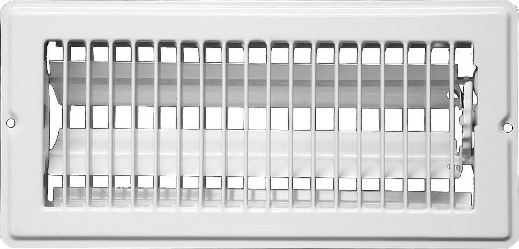 Continental Industries Mobile Home White Floor Registers 4 X 8 (10 Pack)