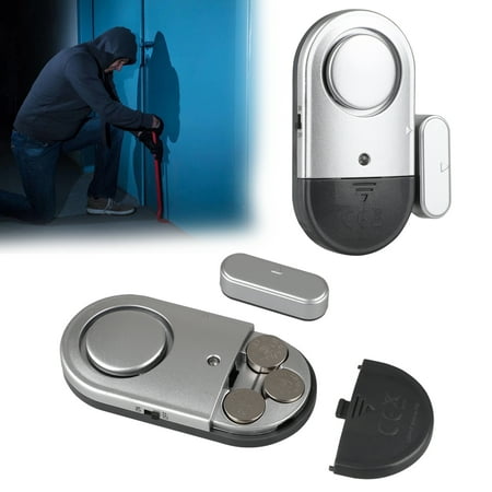 4/3/2/1Pcs Door Window Alarm, TSV 120DB Wireless Magnetically Triggered Home Security Sensor Burglar Alarm, Loud Pool Door Alarm for