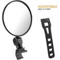 thumbnail image 2 of Bike Mirrors, 4pcs Bicycle Cycling Rear View Mirrors Adjustable Rotatable Handlebar Mounted Plastic Convex Mirror For Mountain Road Bike, 2 of 5