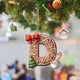 thumbnail image 4 of 26 Letters Christmas Tree Decoration Pendant Christmas Tree Ornaments Personalized DIY Christmas Ornaments Christmas Decoration Xmas Tree Hanging Decor Feature, 4 of 6