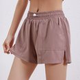 thumbnail image 4 of Ahdbta Women's 2 in 1 Running Shorts for Gym Yoga Workout Athletic Liner Shorts High-Waisted Shorts with Pockets, 4 of 8
