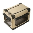 thumbnail image 2 of Pet Travel Carrier Cage Foldable Dog Cat Kennel - Portable Pet Playpen Tent, Mesh Window, Lightweight Indoor Outdoor Crate, Easy Clean, Versatile Use, 2 of 6