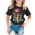 thumbnail image 3 of Hiijoy Toddler Girls Graduation Graphic Tee Short Sleeve Crew Neck T-Shirt, Sizes 3-13, 3 of 3