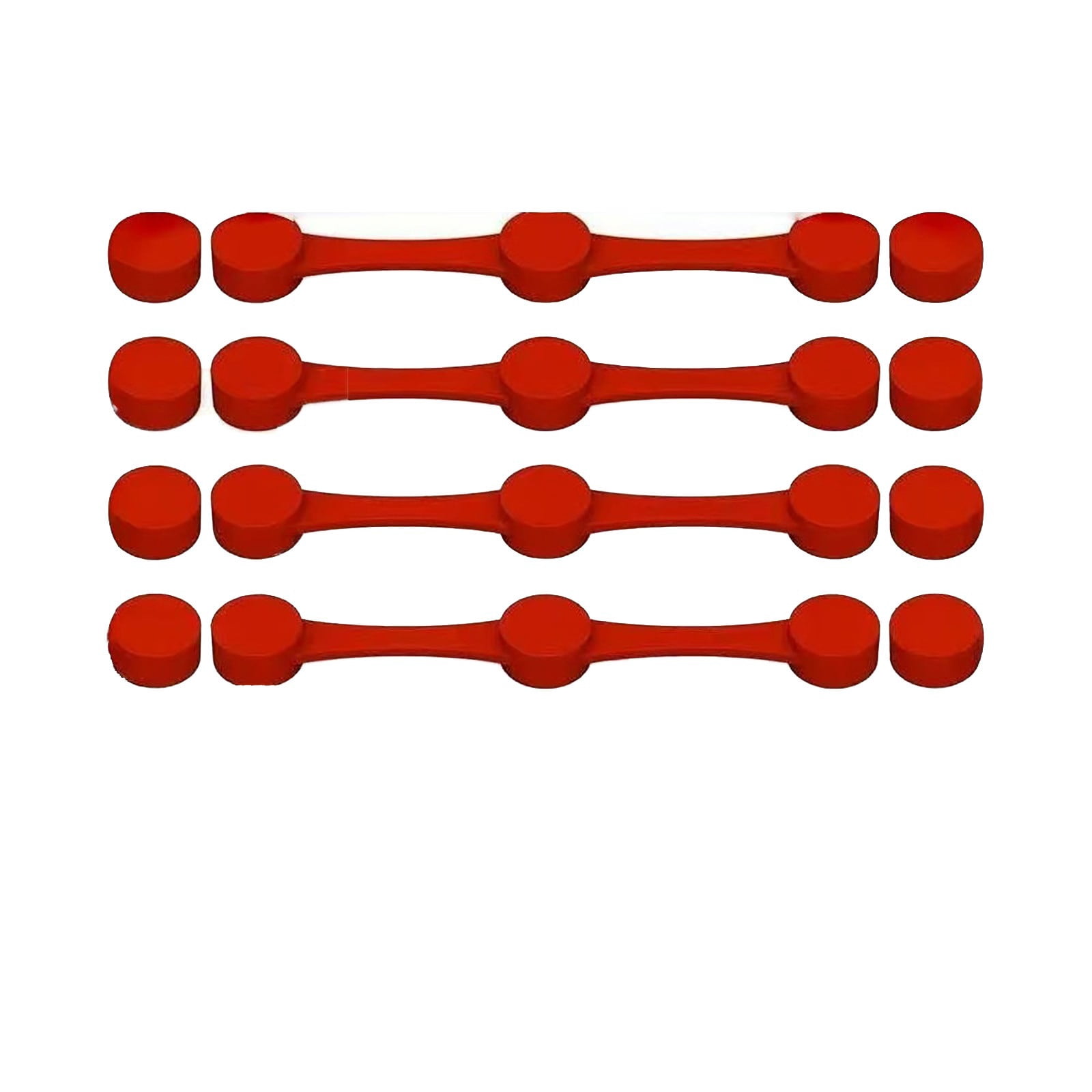 Lot De 12 Aimants En Silicone Pour Air Fryer - Pour Fixer Le Papier Cuisson - Résiste à 240°C, Réutilisable - 5