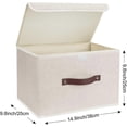 thumbnail image 2 of Foldable Storage Bins 2 Pack Storage Boxes, 2 of 5