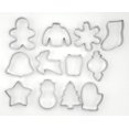 thumbnail image 4 of Handstand Kitchen 6030536 Winter Wonderland Christmas Cookie Cutter Set, Stainless Steel - 12 Piece, 4 of 4