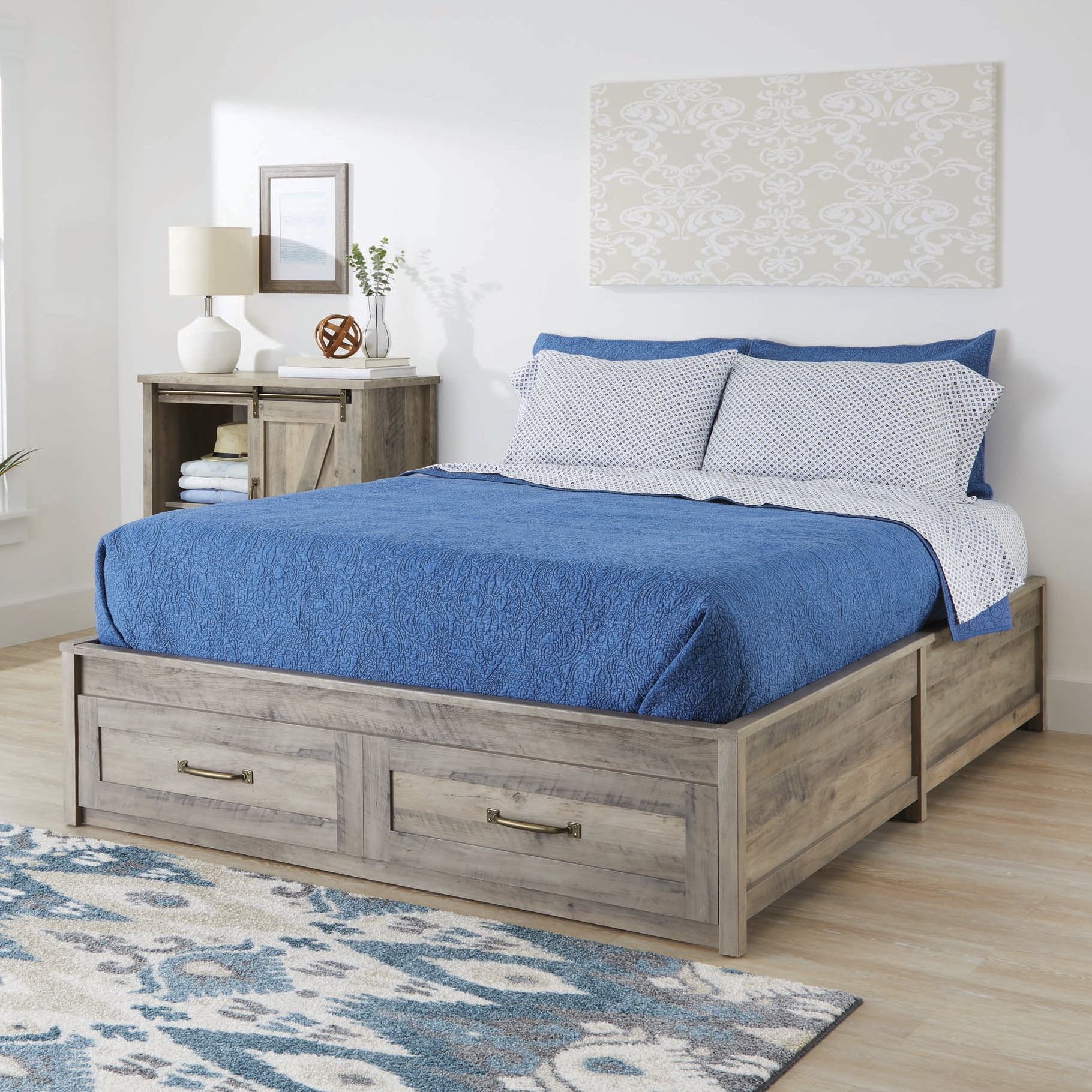 Better Homes Gardens Modern Farmhouse Queen Platform Bed With