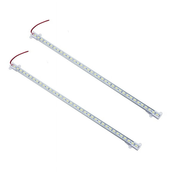 2X 5050 SMD 36 LED Day White Aluminium Rigid Strip Bar Light Lamp 50CM