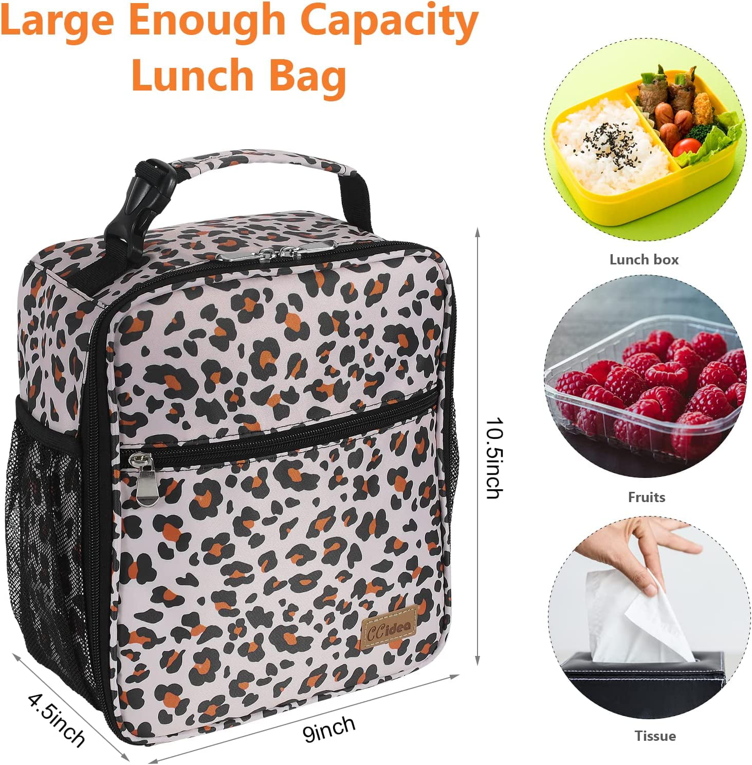 Kids Durable Insulated Lunch Bag Waterproof Portable Lunch - Temu